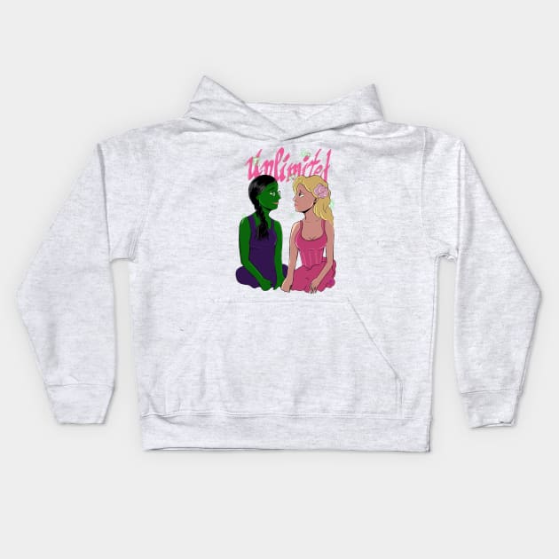 Wicked Musical Unlimited Kids Hoodie by Akaiito